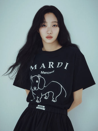 TSHIRT DDANJI CH.06_BLACK WHITE