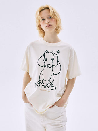 TSHIRT DDANJI CH.02_CREAM BLACK