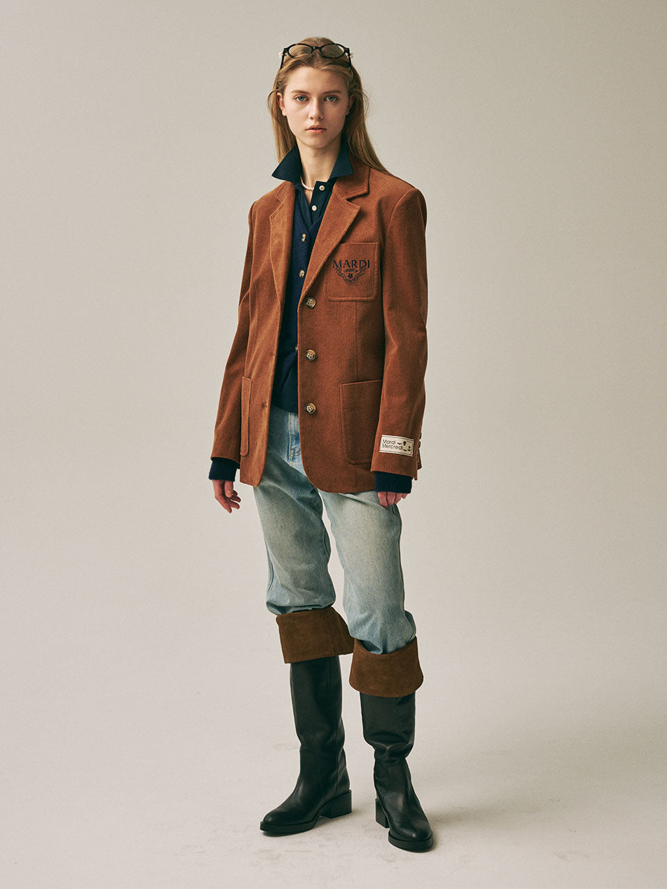 CORDUROY JACKET ALUMNI CLASSIQUE_CAMEL