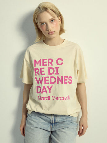TSHIRT DU MERCREDI_BUTTER DEEPPINK