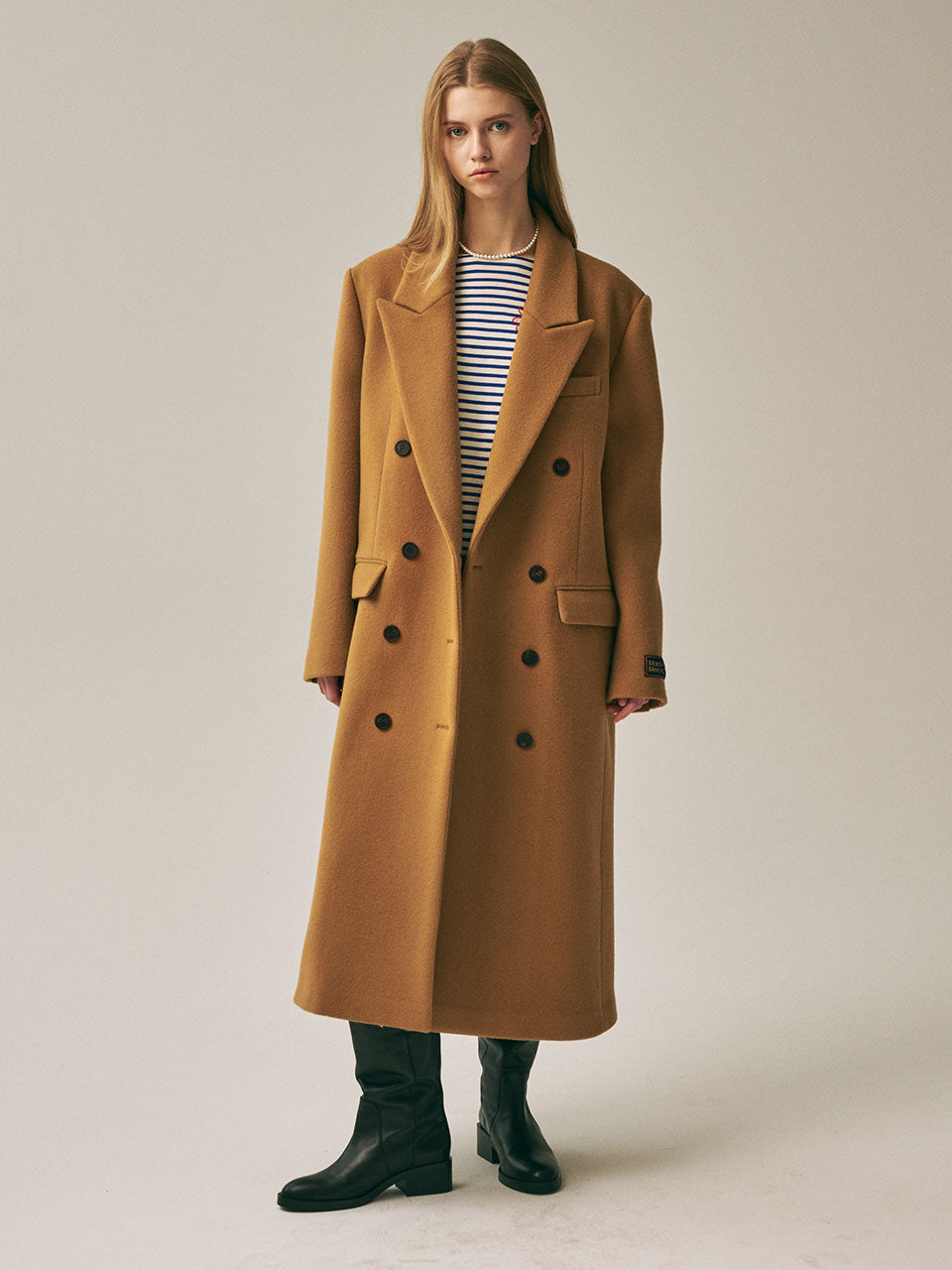 WOOL CLASSIC DOUBLE BREASTED COAT_CAMEL
