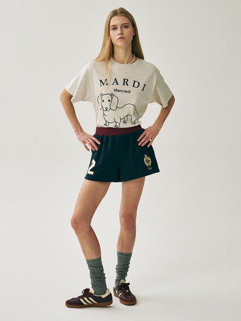 TSHIRT DDANJI CH.06_OATMEAL NAVY