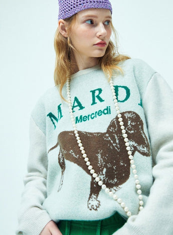 CASHMERE BLENDED PULLOVER DDANJI_IVORY