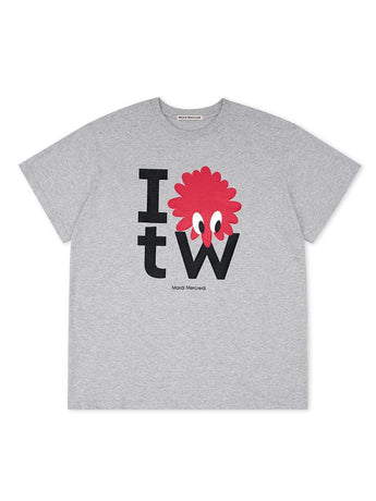 UNISEX TSHIRT I LOVE TW_GREY
