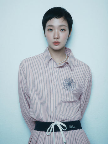 COTTON SHIRT STRIPE_PINK BLUE