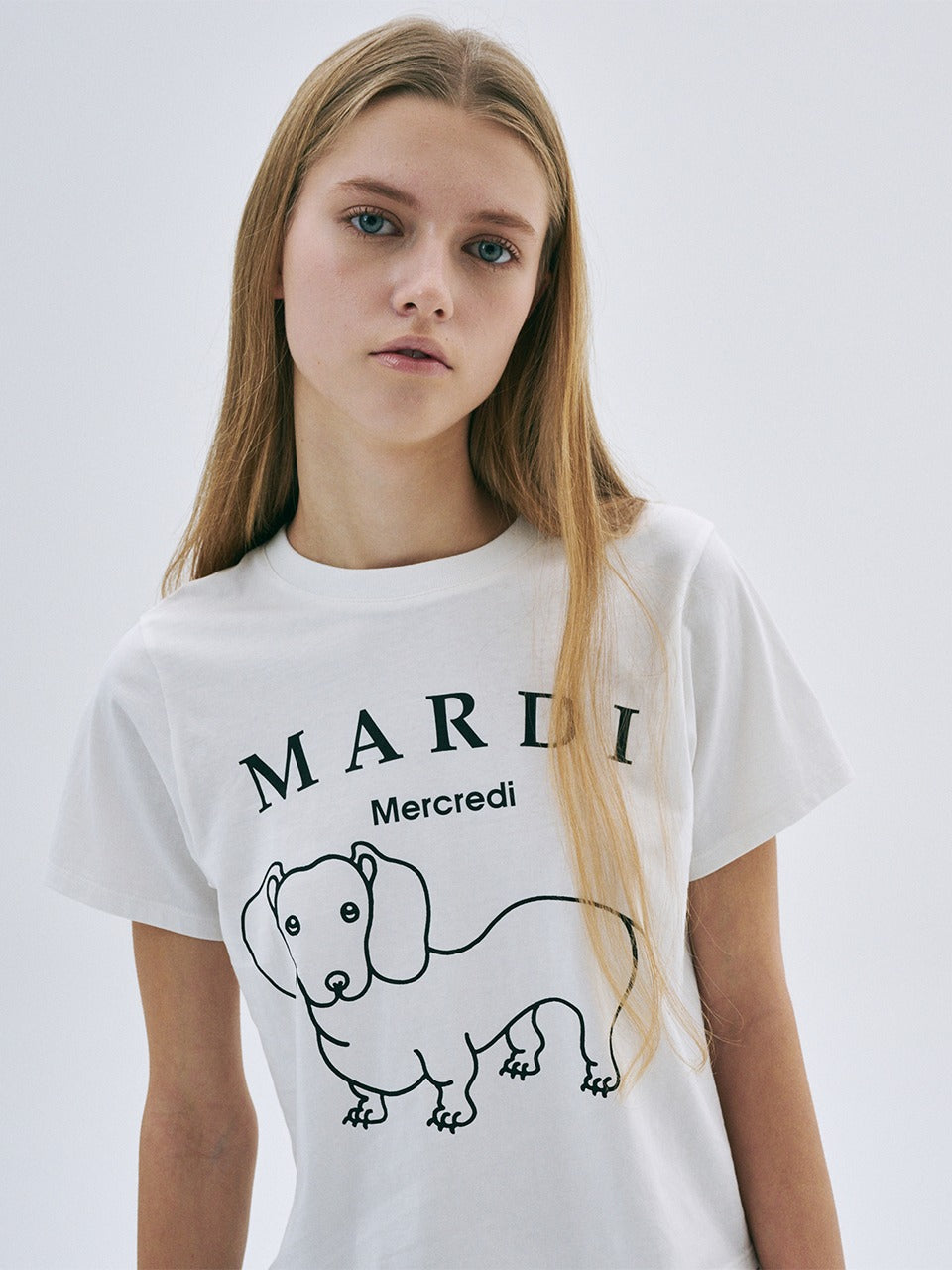 SLIM TSHIRT DDANJI CH.06_IVORY BLACK