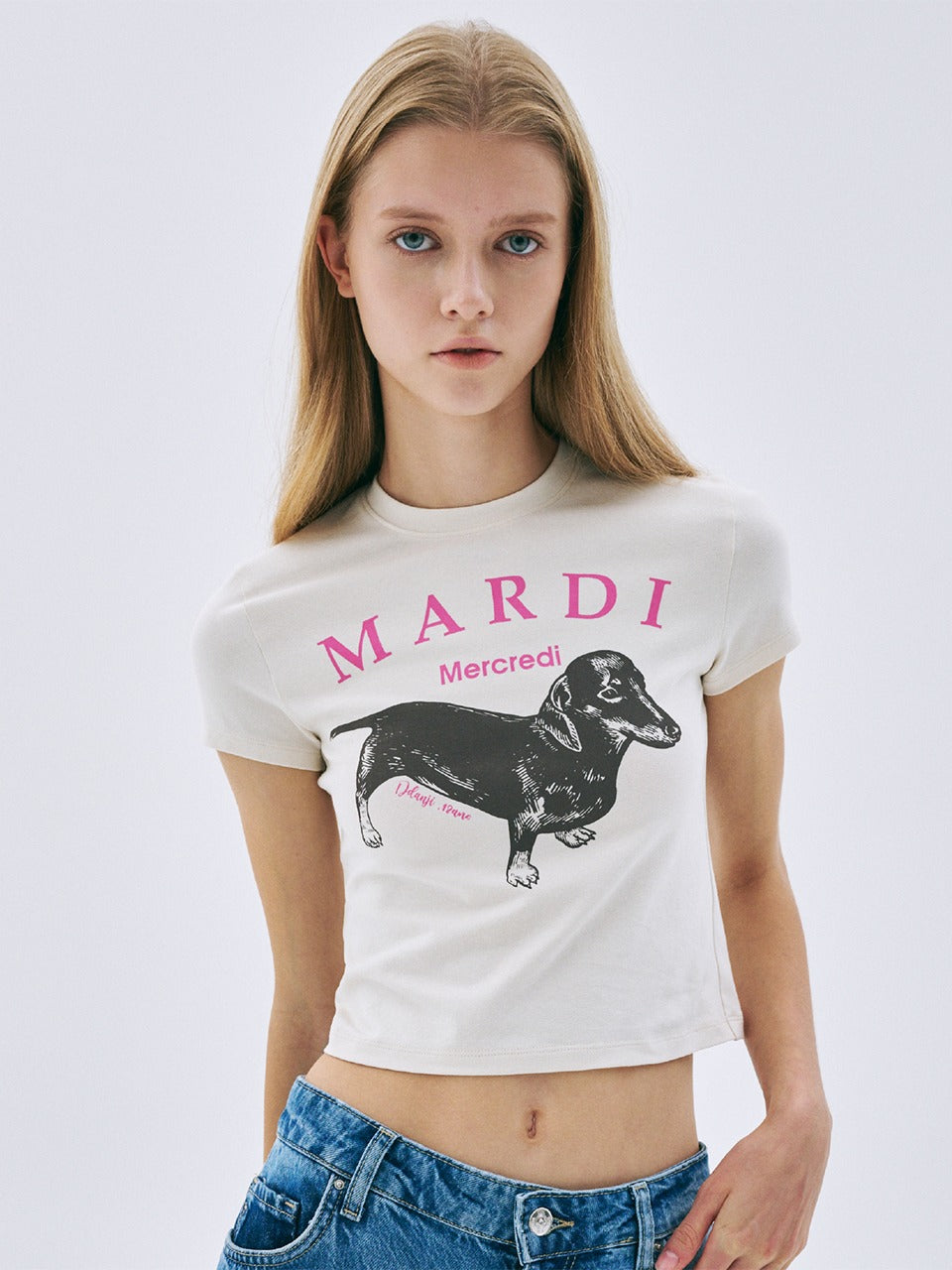 CROPPED TSHIRT DDANJI_CREAM PINK