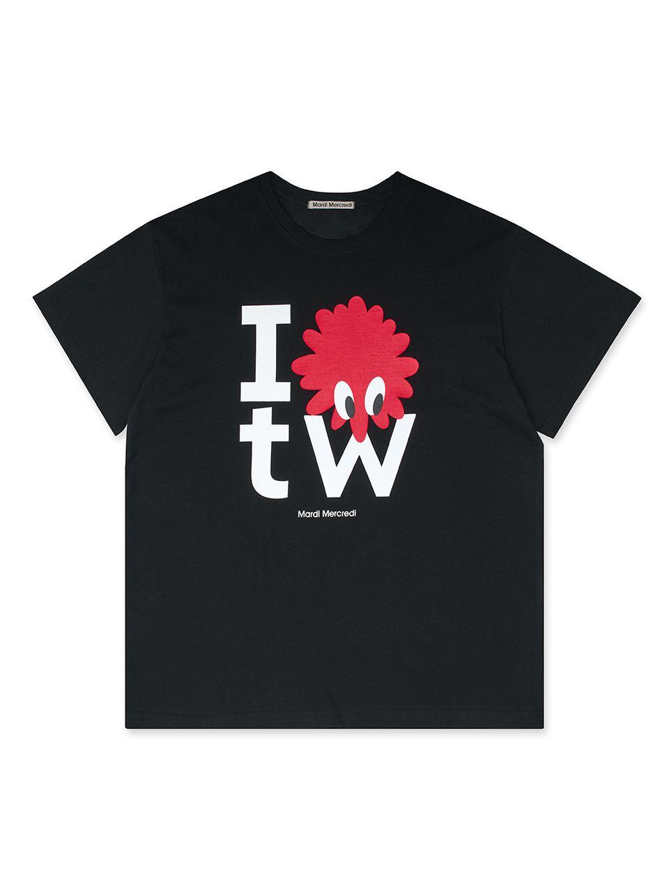 UNISEX TSHIRT I LOVE TW_BLACK