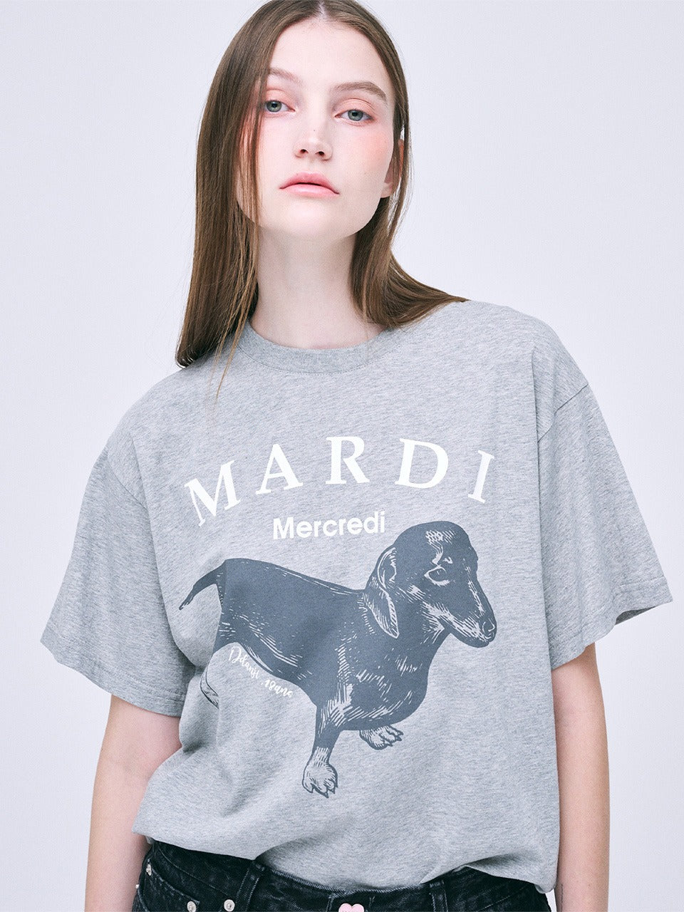 TSHIRT DDANJI_GREY WHITE