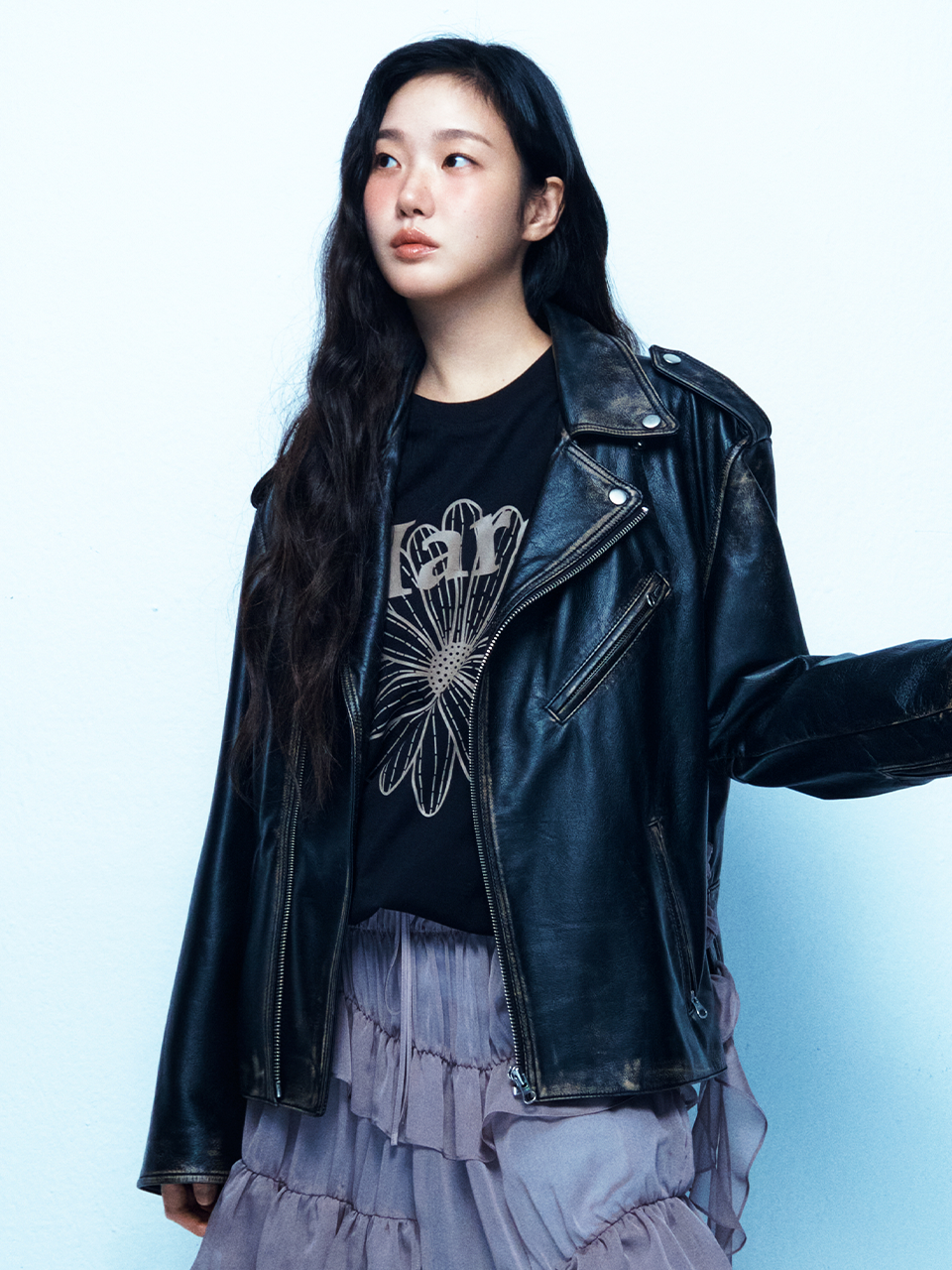 LEATHER VINTAGE JACKET_BLACK