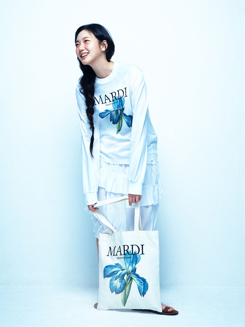 CANVAS BAG LILIES 07_CREAM