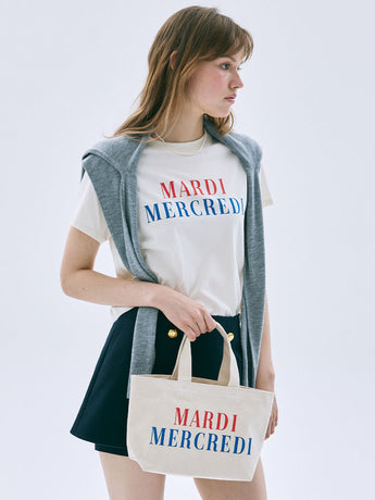 CANVAS TOTE BAG LA TYPO FRANCAISE_CREAM