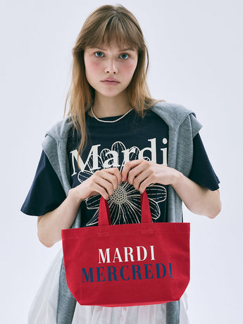 CANVAS TOTE BAG LA TYPO FRANCAISE_RED