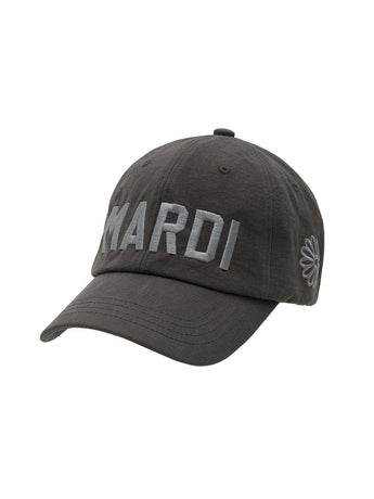 CAP MARDI BOLD LOGO_CHARCOAL GREY