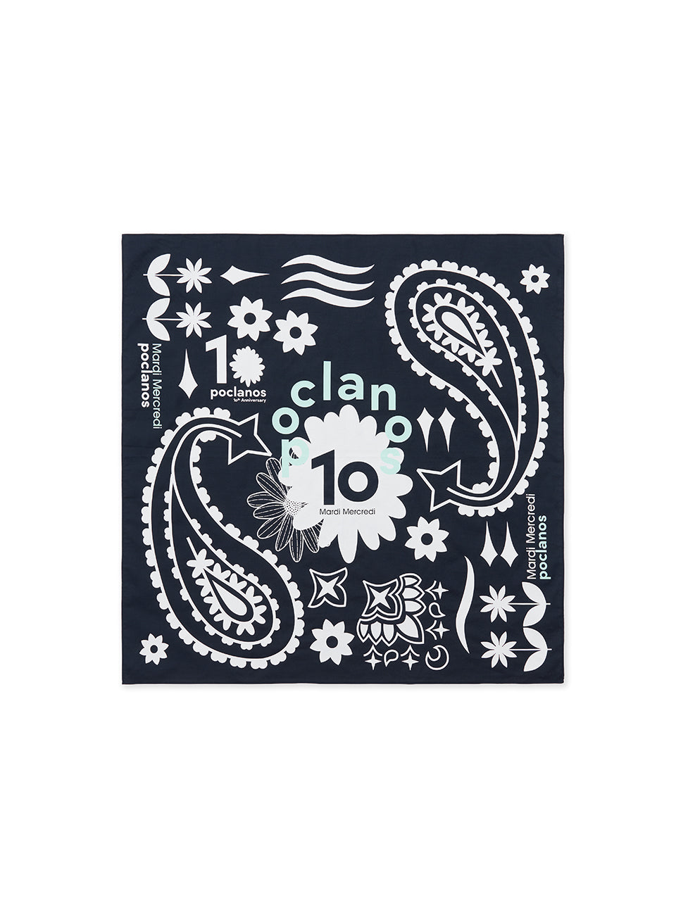 COTTON BANDANA POCLANOS X MARDI_NAVY