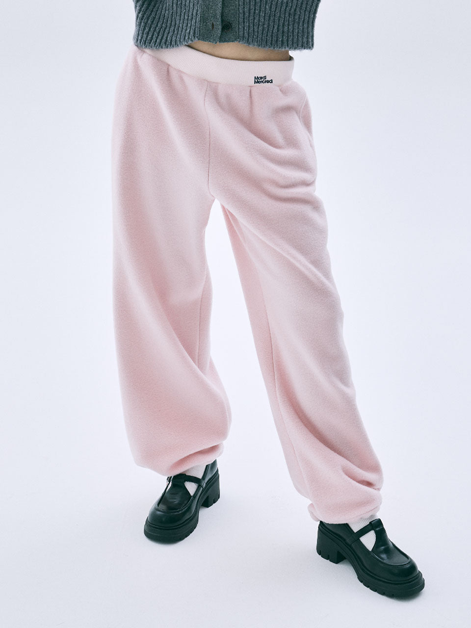 FLEECE JOGGER PANTS_PINK