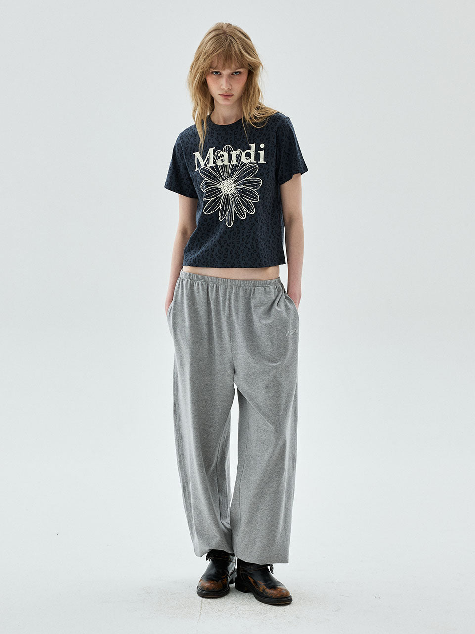 JOGGER PANTS MARDI LOGO HOTFIX_GREY
