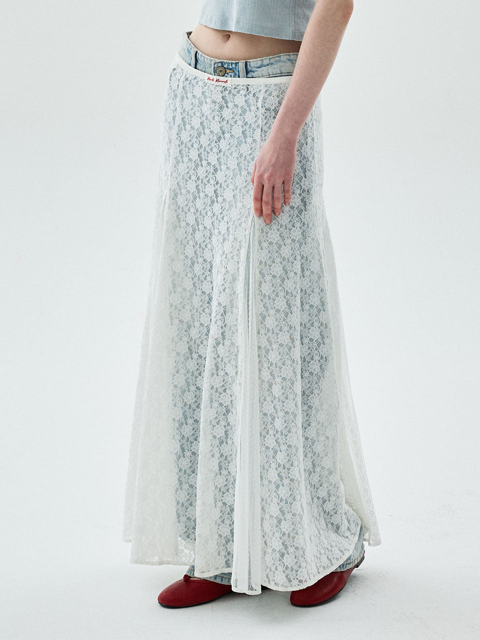MAXI SKIRT LACE_IVORY