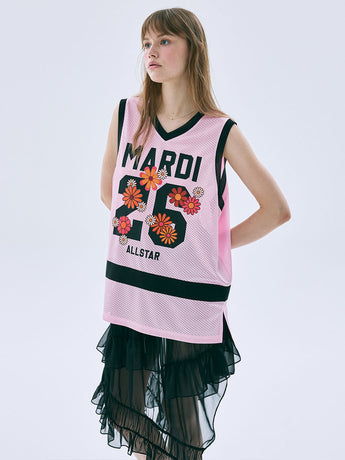 MESH JERSEY TOP SLEEVELESS BLOSSOM_PINK