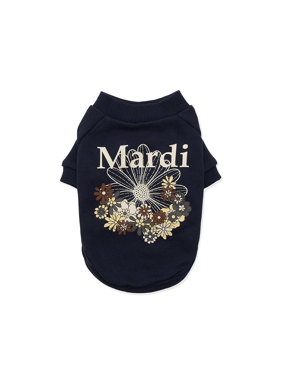 PET SWEATSHIRT FLOWERMARDI JARDIN_NAVY IVORY