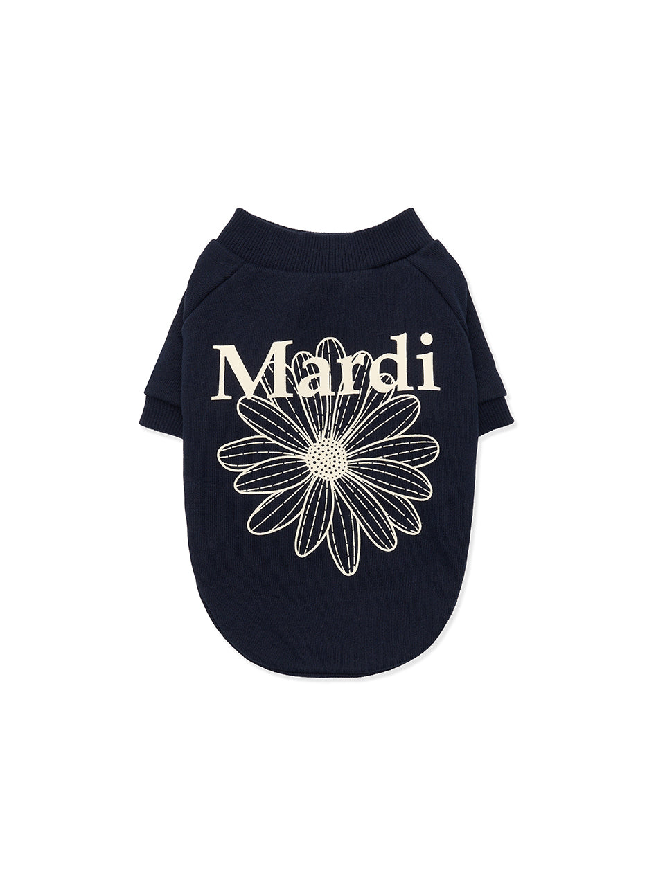 PET SWEATSHIRT FLOWERMARDI_NAVY IVORY