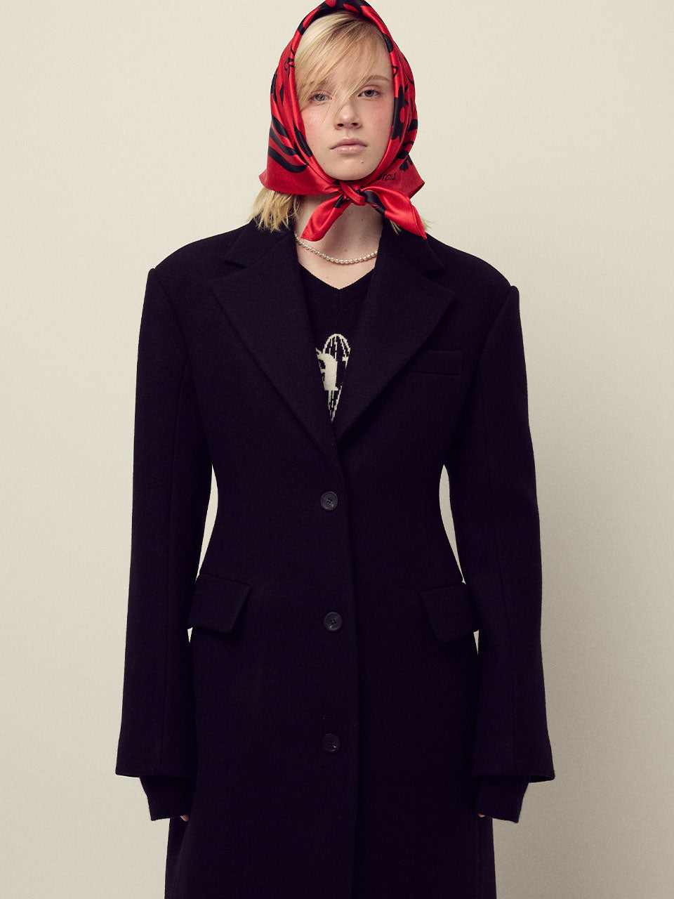 PURE WOOL HOURGLASS COAT_BLACK