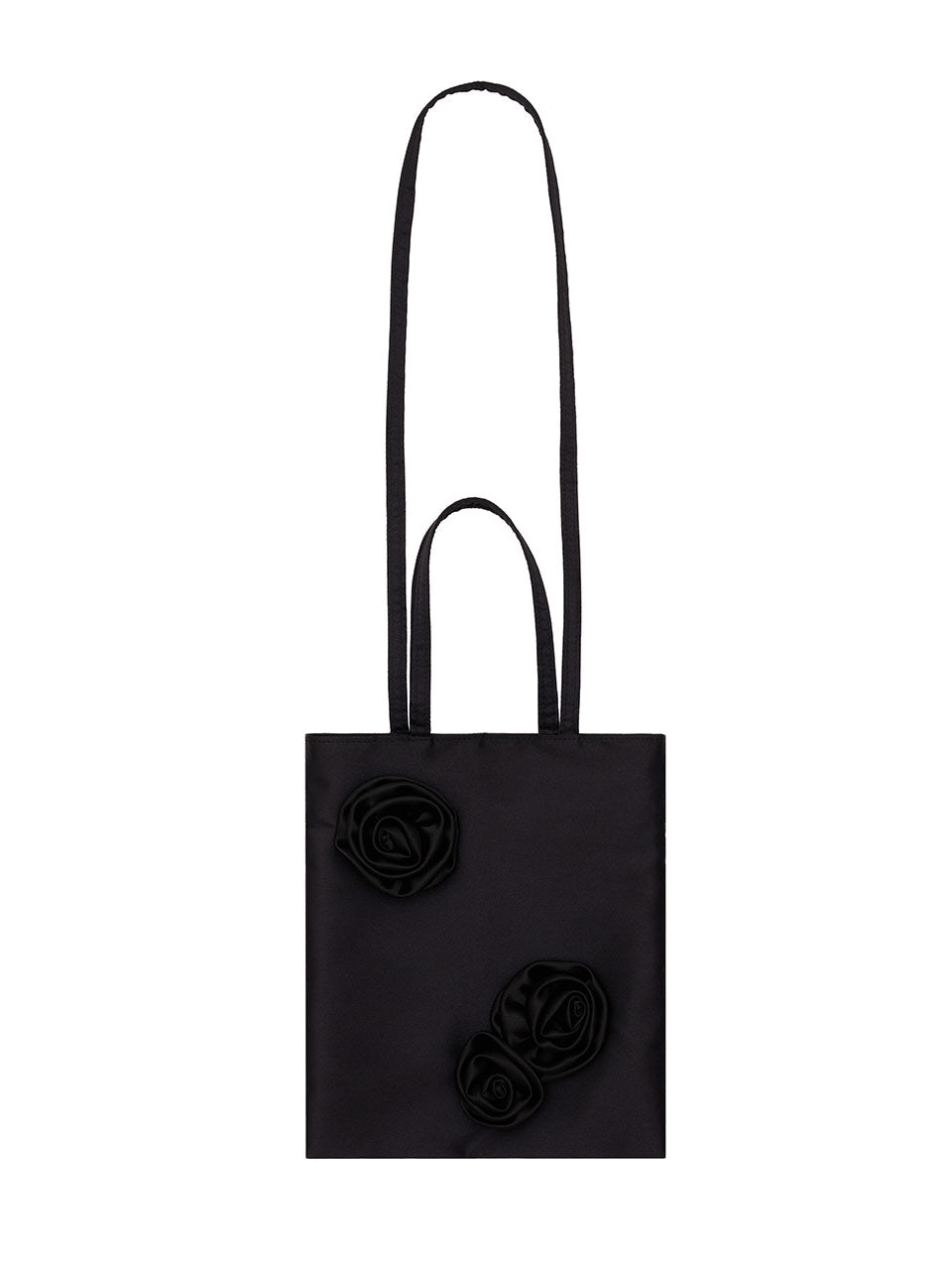 SATIN BAG ROSE_BLACK