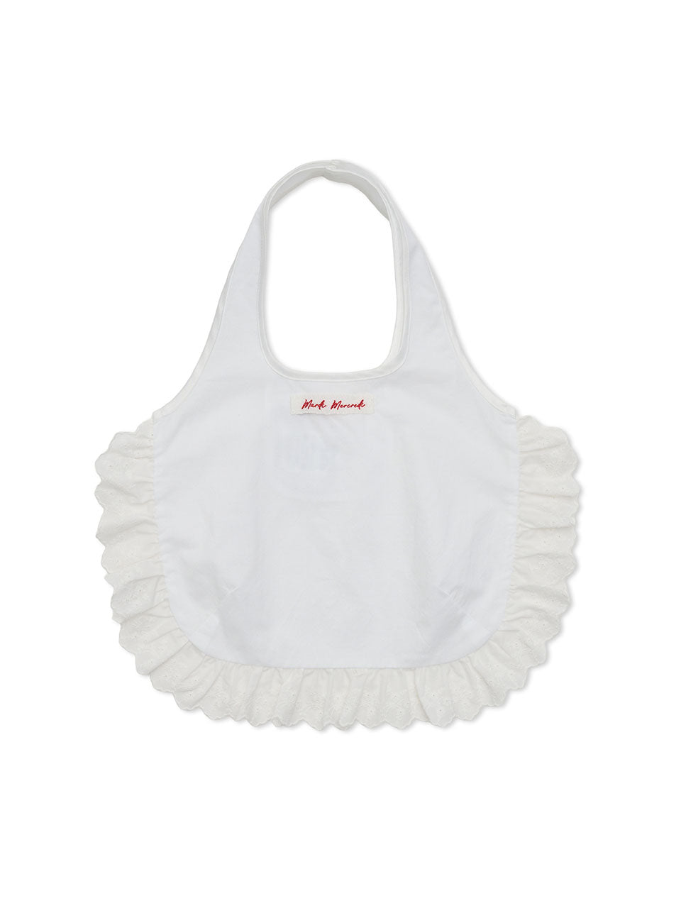 SHEER COTTON BAG FRILL_WHITE