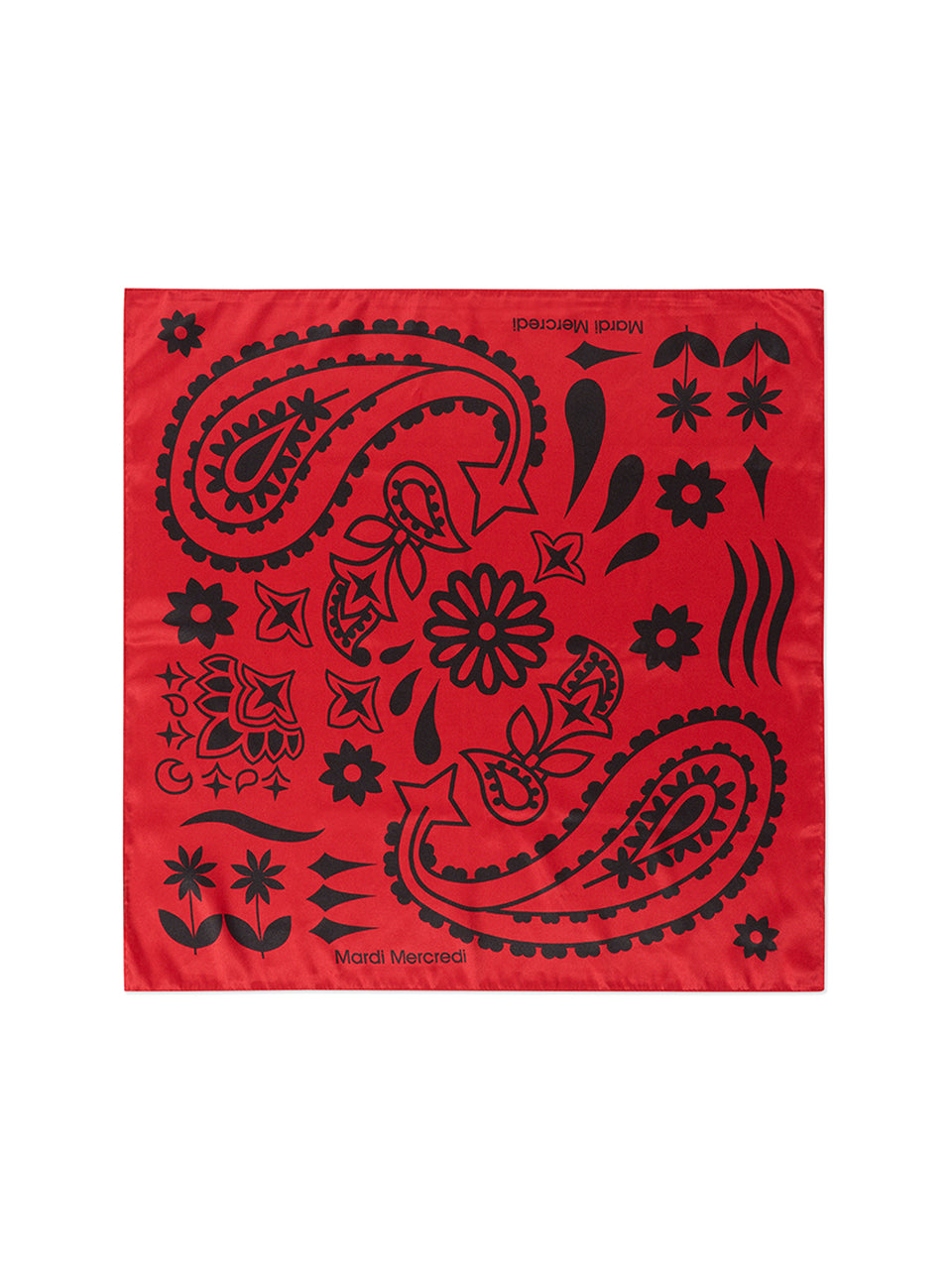 SILK BANDANA MARDI_RED