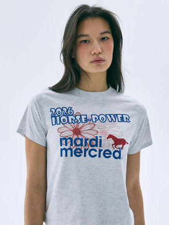 SLIM TSHIRT 2026 HORSE-POWER_HEATHER