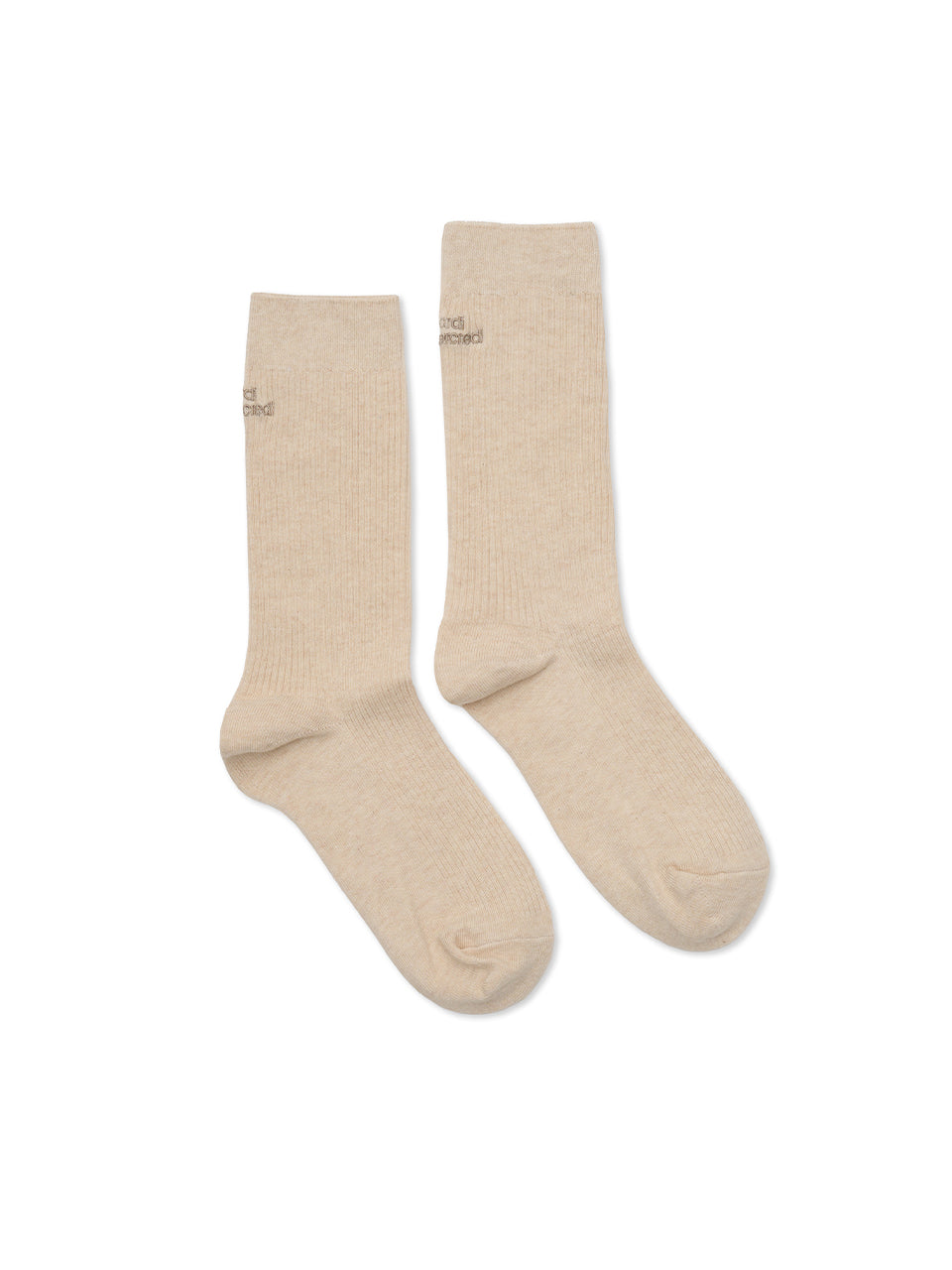 SOCKS ESSENTIAL_OATMEAL LATTE