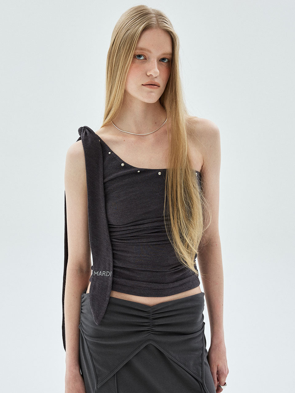 STUDDED TOP 2WAY_CHARCOAL