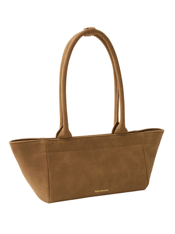 SUEDE EAST WEST BAG_CAMEL