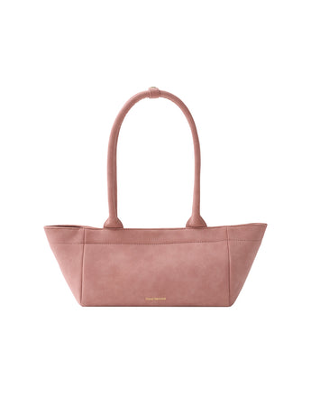 SUEDE EAST WEST BAG_PINK
