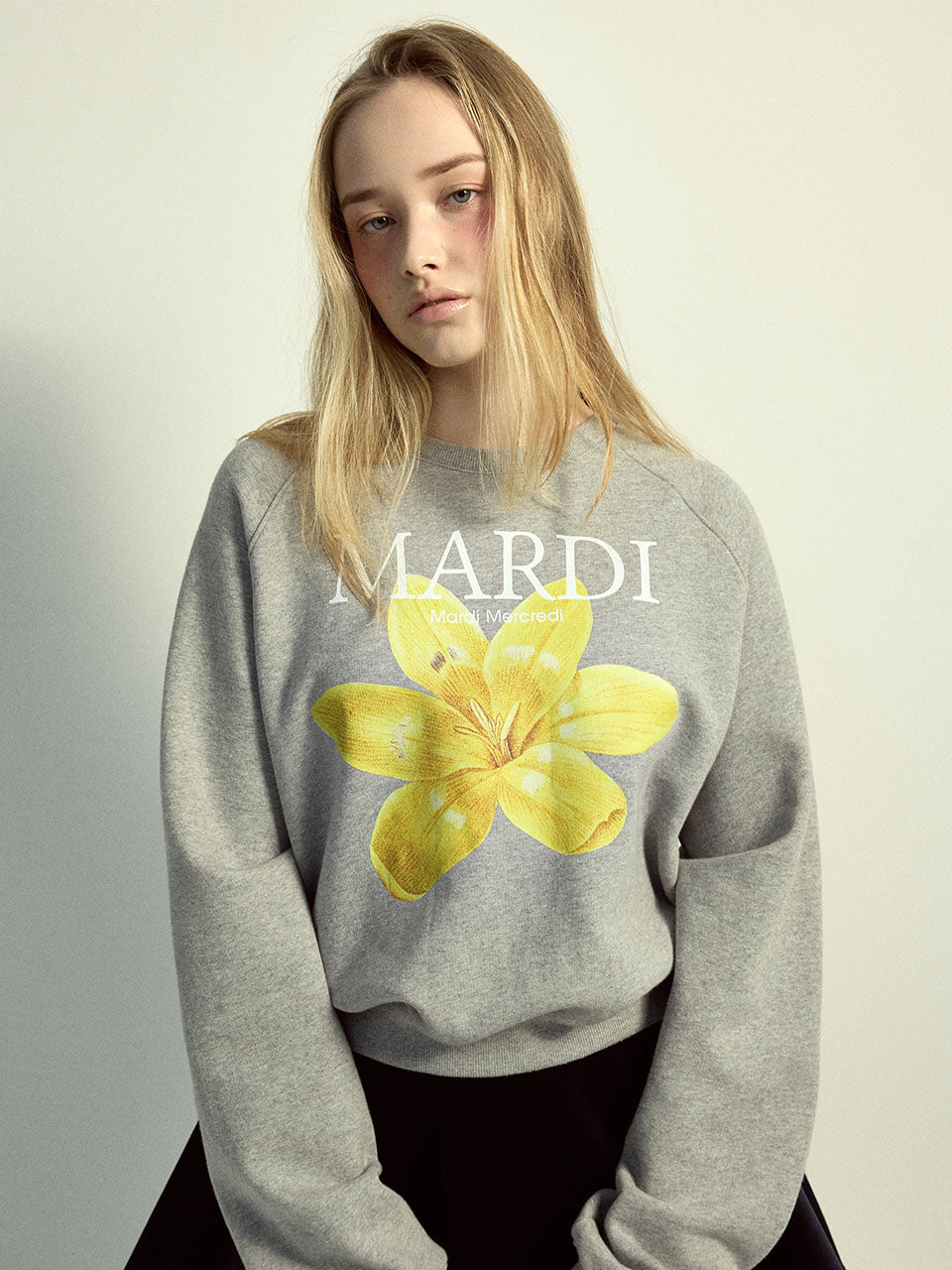 SWEATSHIRT RAGLAN LILIES 02_GREY