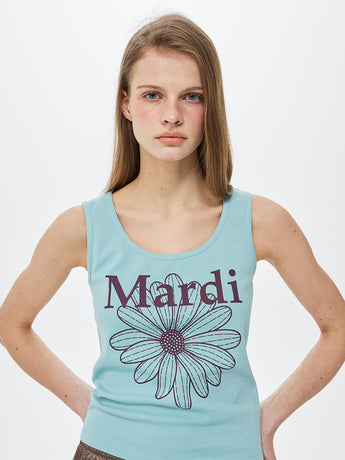 TANK SCOOP NECK FLOWERMARDI_MINT PLUM