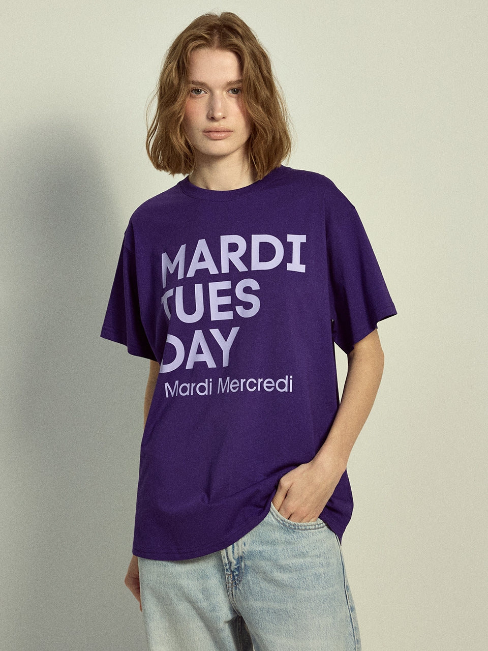 TSHIRT DU MARDI_PURPLE LAVENDER