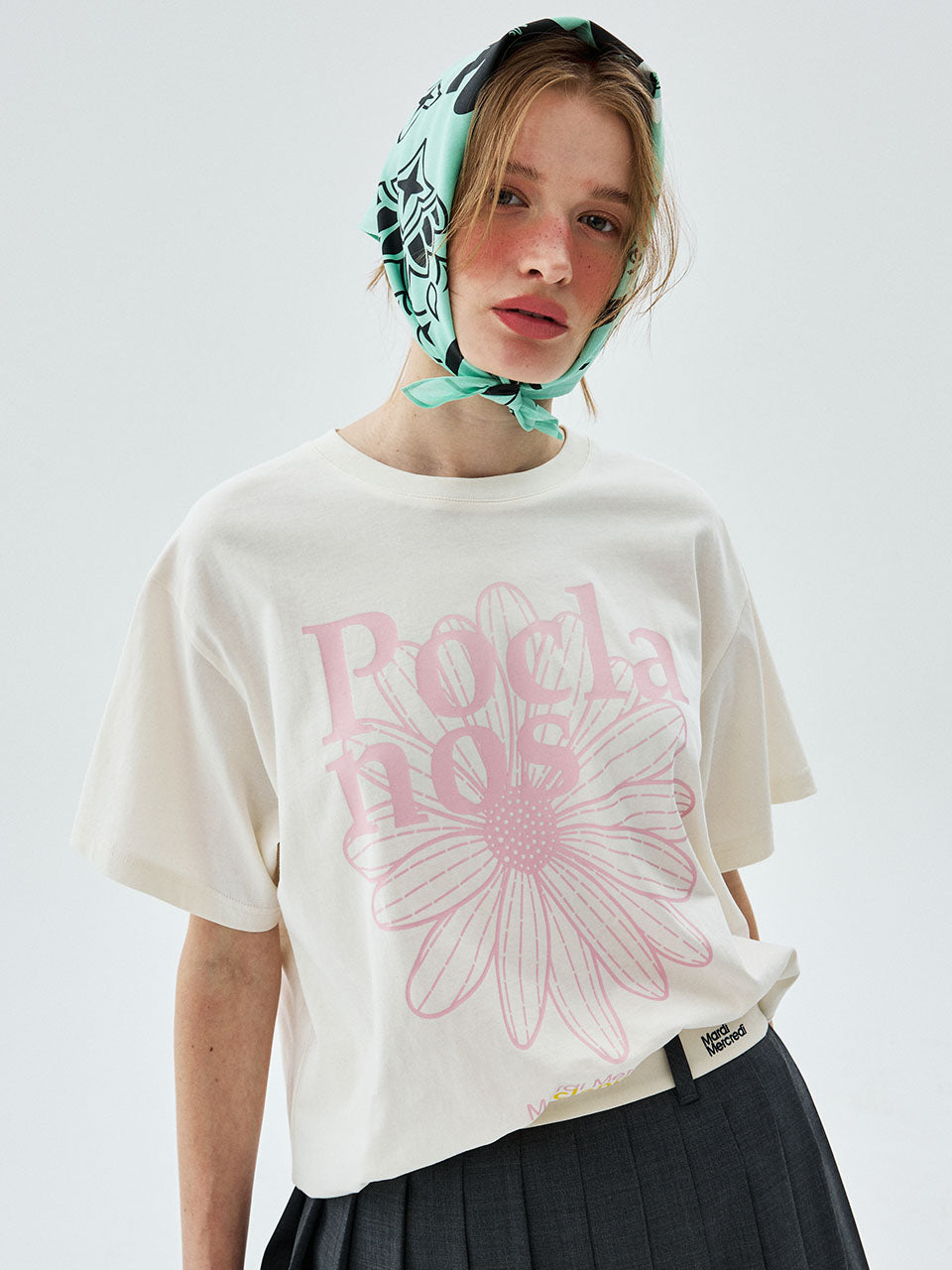 TSHIRT FLOWERMARDI POCLANOS X MARDI_CREAM