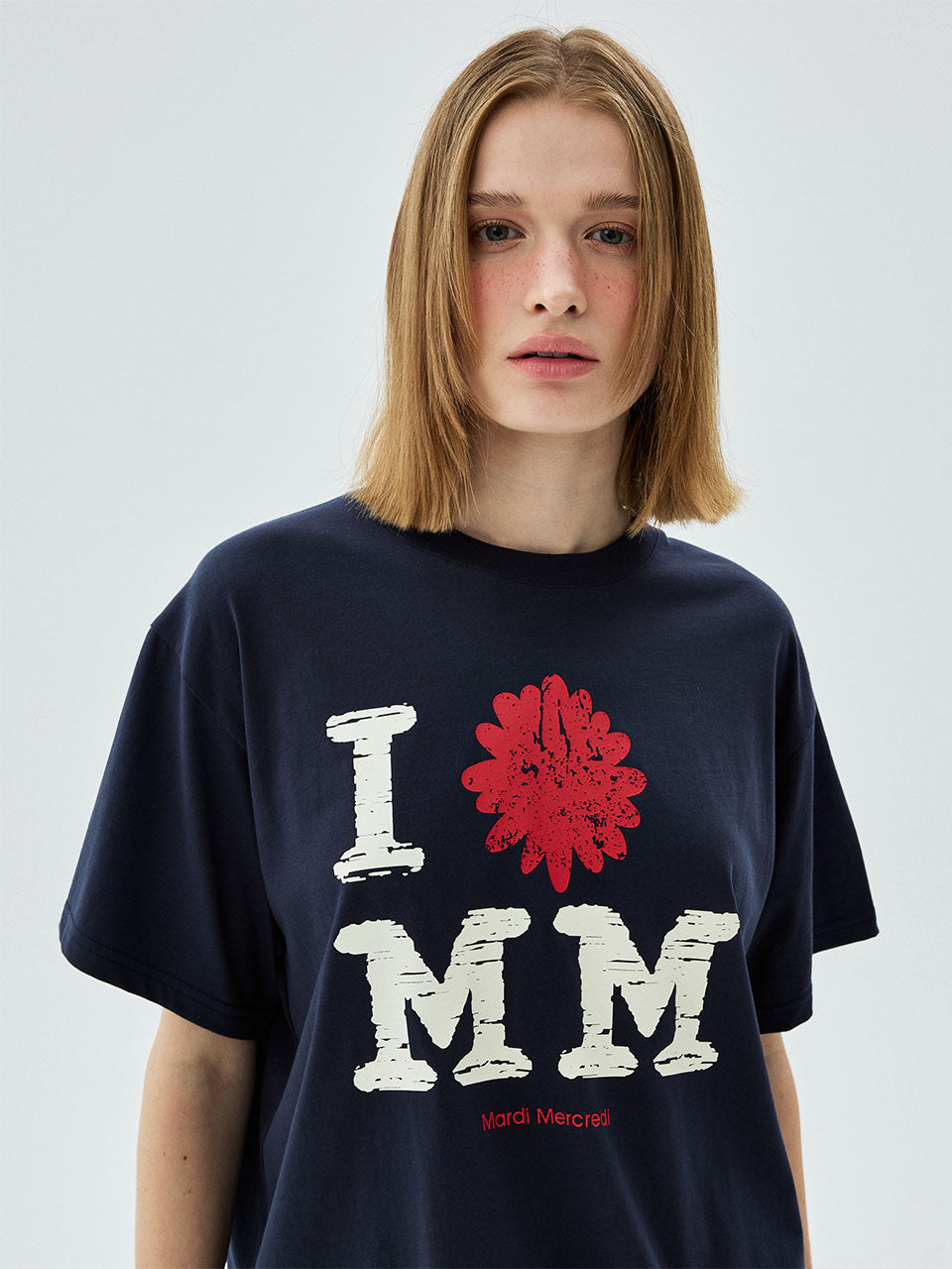 TSHIRT CRACKED IFMM_NAVY