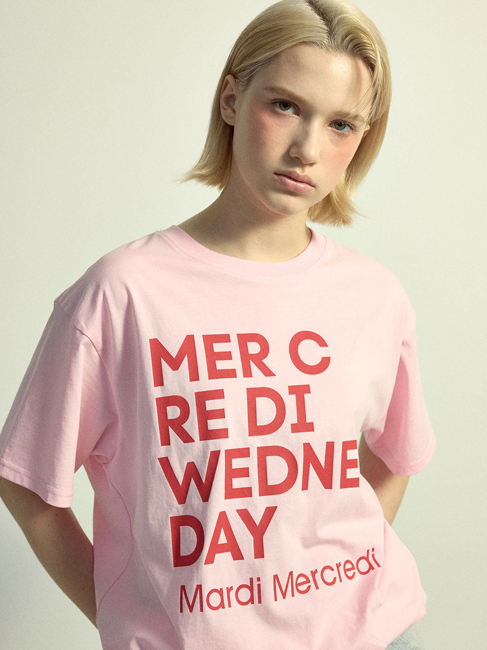 TSHIRT DU MERCREDI_LIGHTPINK RED