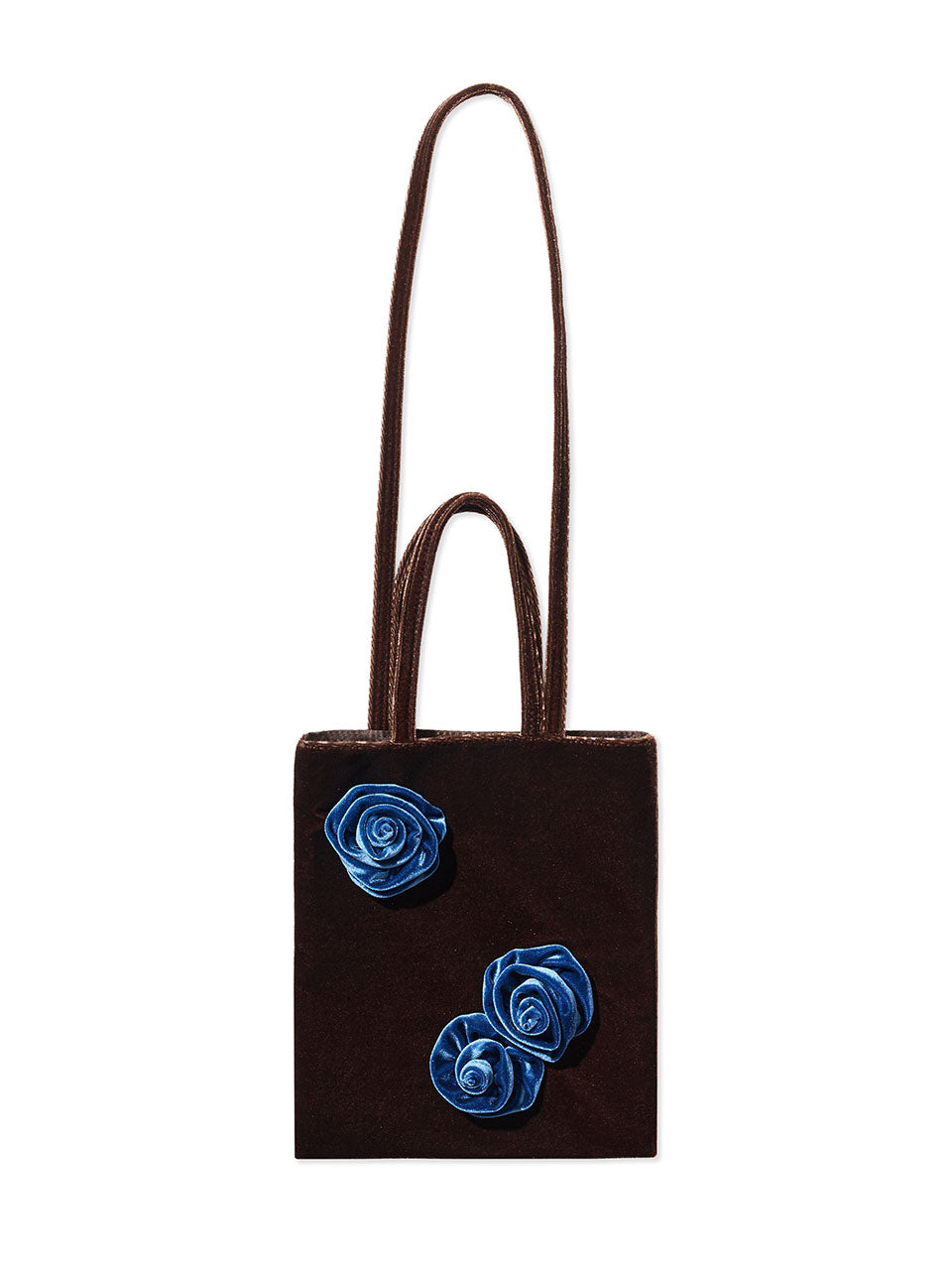 VELVET BAG ROSE_BROWN