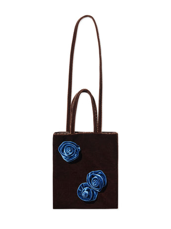VELVET BAG ROSE_BROWN
