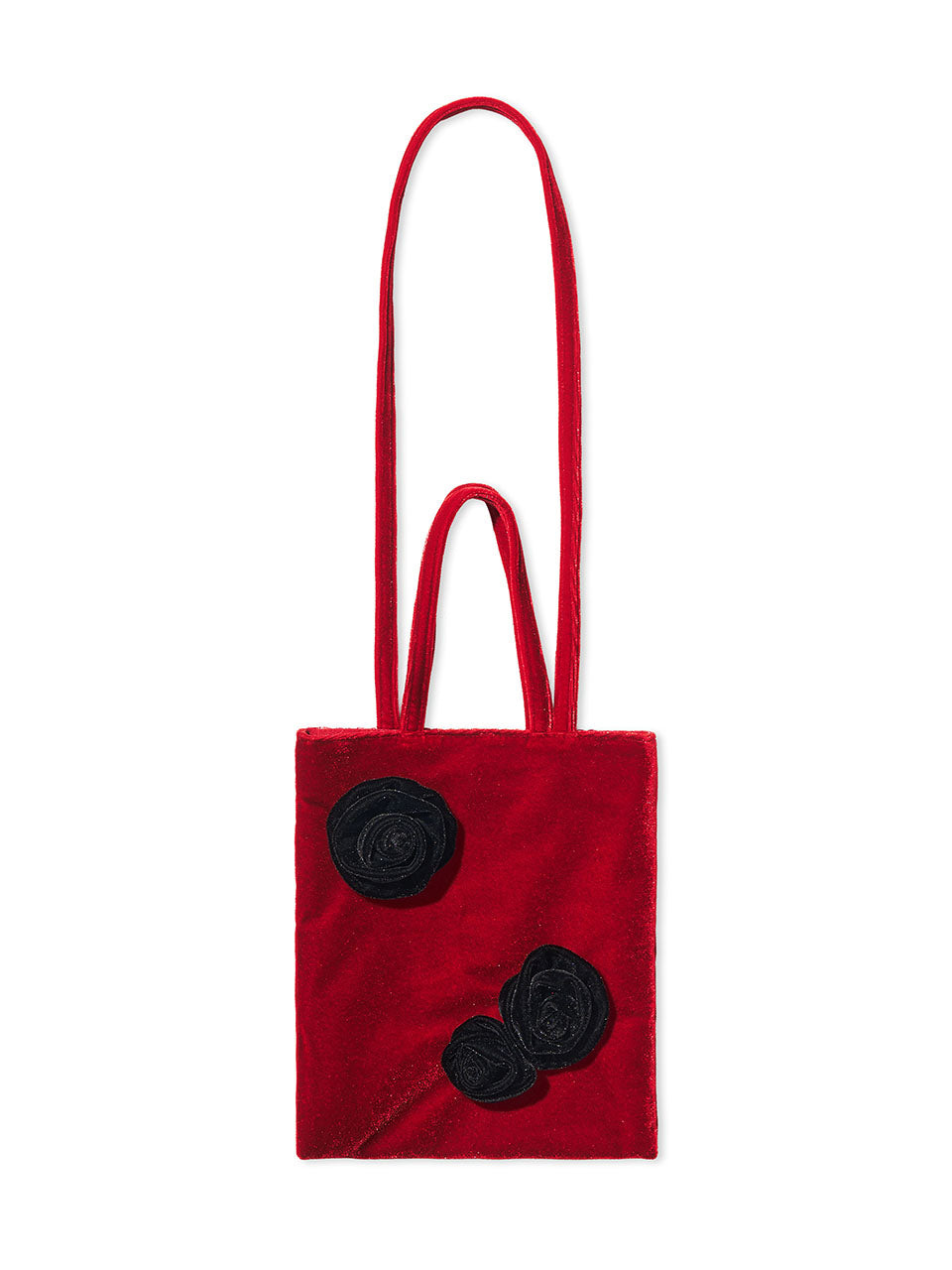 VELVET BAG ROSE_RED