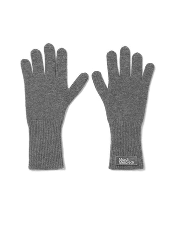 WOOL GLOVE SQUARE LOGO_GREY