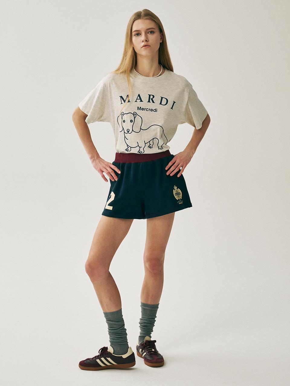 TSHIRT DDANJI CH.06_OATMEAL NAVY