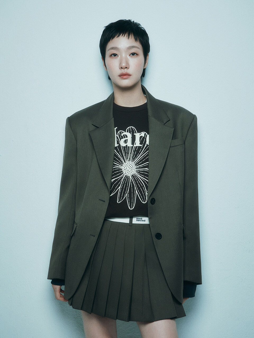 WOOL OVERSIZED SINGLE JACKET_BROWN