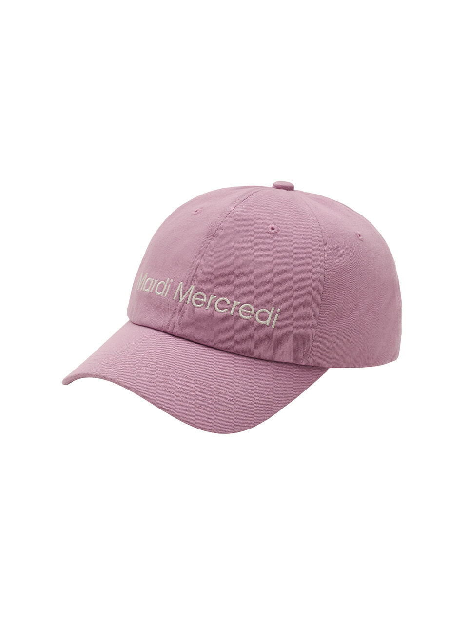 CAP MARDI MERCREDI LOGO_LILAC IVORY