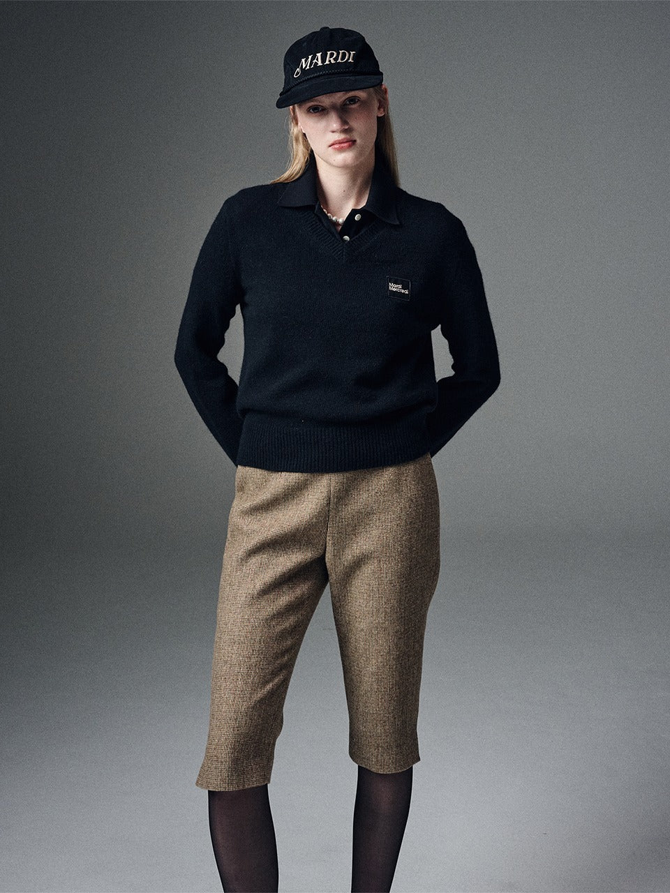 SLIM BERMUDA PANTS_BROWN