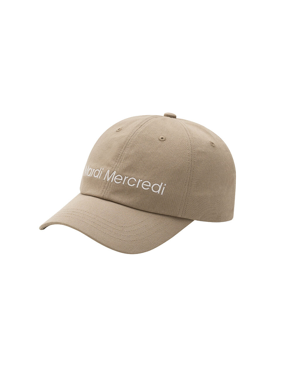 CAP MARDI MERCREDI LOGO_BEIGE IVORY