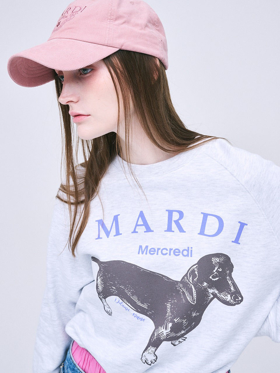SWEATSHIRT RAGLAN DDANJI_HEATHER PURPLE